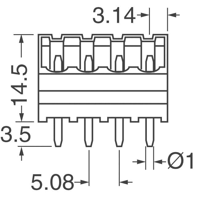 EDSTLZ990/7 On Shore Technology Inc.  Conectores y tomas de corriente